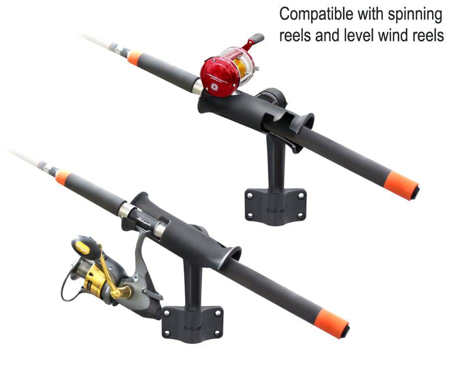RAM® Tube Jr.™ Rod Holder with Bulkhead Base - RAP-390-SBU - OC Mounts