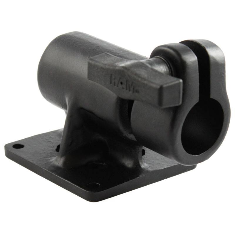 RAM® 75x75mm VESA Plate with 1" NPT Hole - RAM-D-246-1HU - OC Mounts