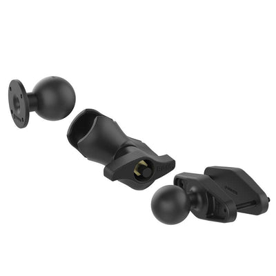 RAM® 4" Square Post Clamp Mount with Round AMPS Plate - RAM-D-101U-C-247-4 - OC Mounts