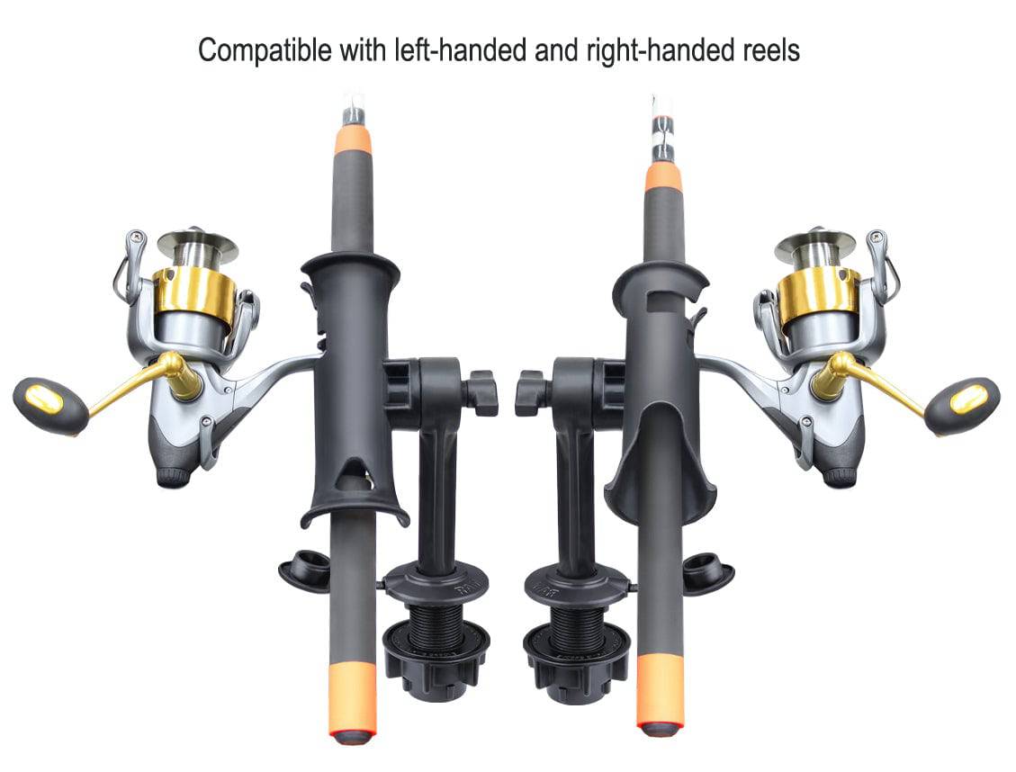 RAM® Tube Jr.™ Rod Holder with Round Flush Base - RAP-390-SFMTU - OC Mounts