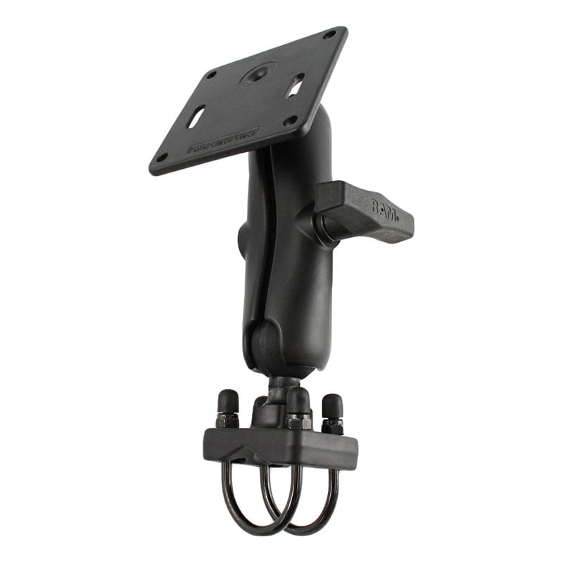 RAM® Double U-Bolt Mount with 75x75mm VESA Plate for 1" - 1.25" Rails - RAM-334U - OC Mounts