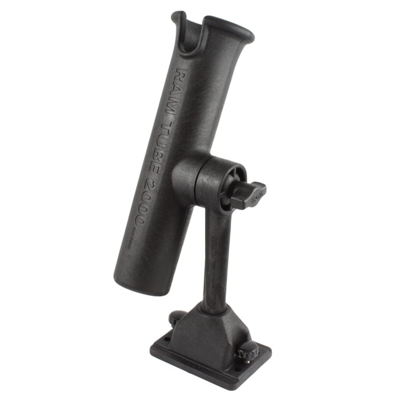 RAM® Tube™ Fishing Rod Holder with Deck Track Base - RAM-301-DU - OC Mounts