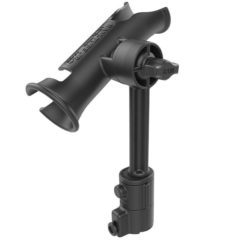 RAM® Tube Jr.™ Rod Holder with RAM® Universal Adapt-A-Post™ Track Base - RAP-390-AAPUTU - OC Mounts