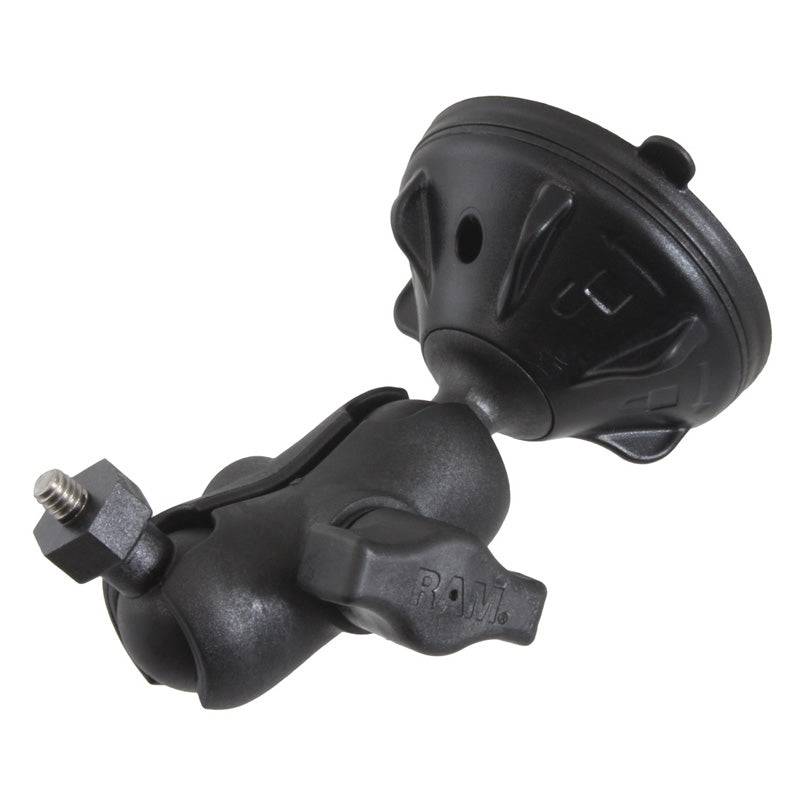 RAM® Twist-Lock™ Low Profile Suction Cup with 1/4"-20 Threaded Stud - RAP-B-379U-A-224-2-OPT1U - OC Mounts