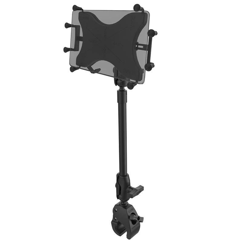 RAM® X-Grip® with RAM® Tough-Claw™ 9" Pipe Mount for 9"-10" Tablets - RAP-401-9-BC-UN9U - OC Mounts