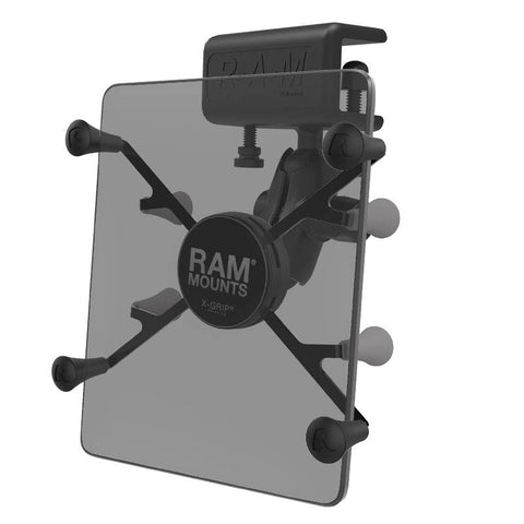 RAM® X-Grip® Mount with Glare Shield Clamp Base for 7"-8" Tablets - RAM-B-177-UN8U - OC Mounts