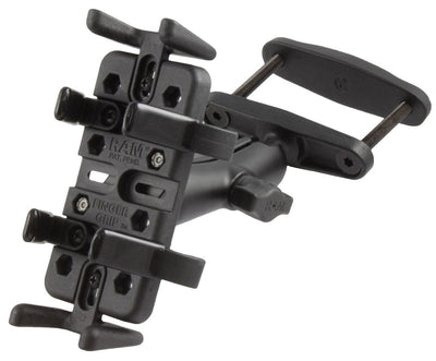 RAM® Finger-Grip™ Universal Holder with 3" Square Post Clamp Mount - RAM-B-247-3-UN4U - OC Mounts