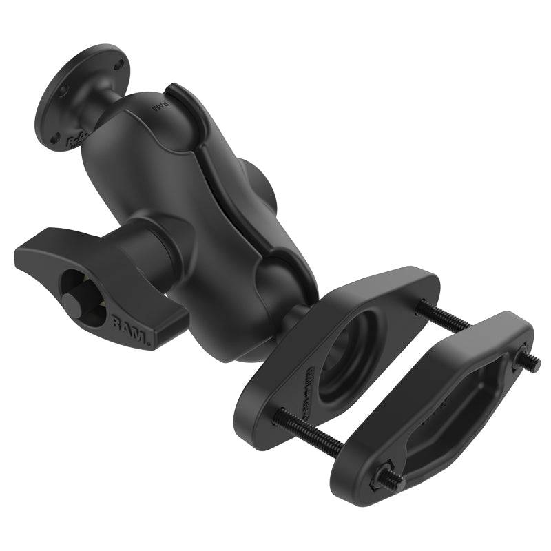 RAM® 4" Square Post Clamp Mount with Round AMPS Plate - RAM-D-101U-C-247-4 - OC Mounts