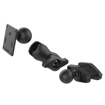 RAM® 4" Square Post Clamp Mount with 75x75mm VESA Plate - RAM-D-2461U-C-247-4 - OC Mounts