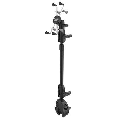 RAM® X-Grip® with RAM® Tough-Claw™ 9" Pipe Mount for 7"-8" Tablets - RAP-401-9-BC-UN8U - OC Mounts