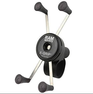 RAM® X-Grip® Large Phone Mount with RAM® Tough-Strap™ Handlebar Base - RAP-460-UN10U - OC Mounts