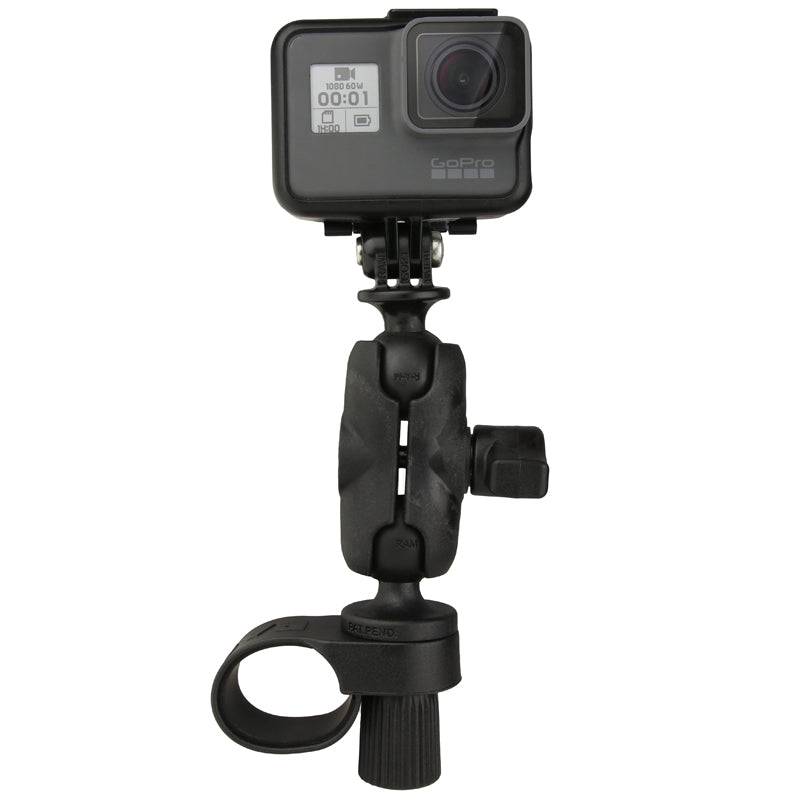 RAM® Tough-Strap™ Double Ball Mount with Universal Action Camera Adapter - RAP-B-460-A-GOP1U - OC Mounts