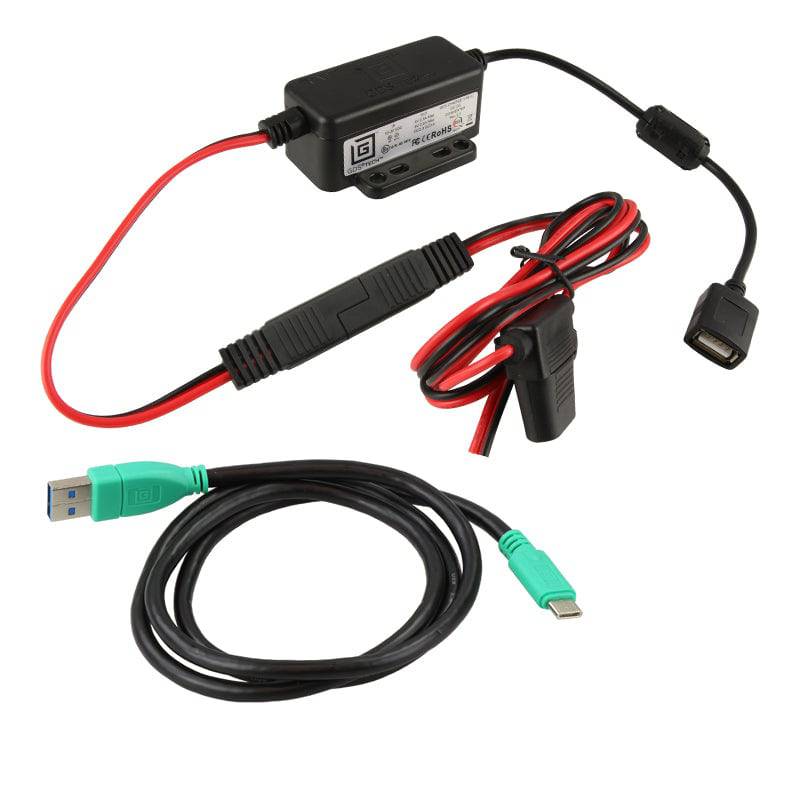 GDS® Modular 10-30V Hardwire Charger with Type-C Cable - RAM-GDS-CHARGE-USBC-V7B1U - OC Mounts