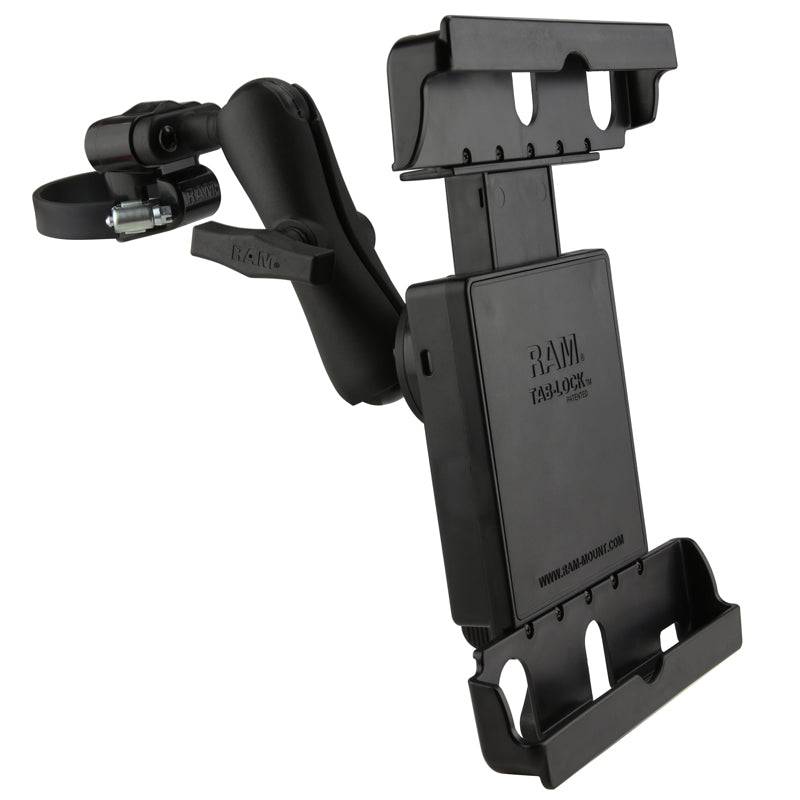 RAM® ATV/UTV Rail Mount for 9"-10.5" Tablets with Heavy Duty Cases - RAM-231Z-2-TABL20U - OC Mounts