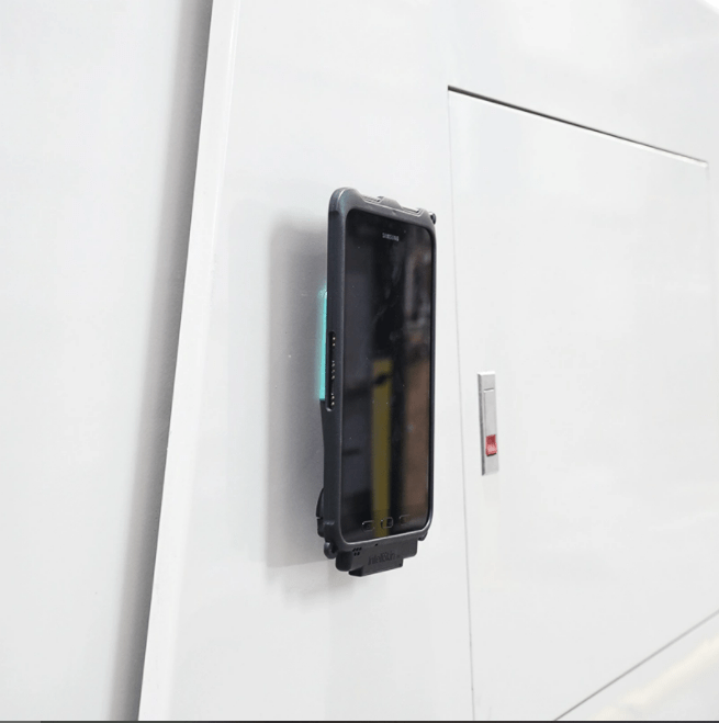 GDS® Hand-Stand™ Magnetic Hand Strap and Kick Stand for Tablets - RAM-GDS-HS1MU - OC Mounts