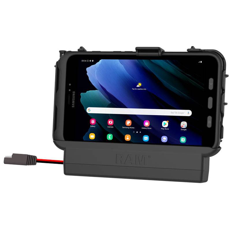 RAM® Powered Dock for Tab Active3 & 2 with Speaker Box - RAM-HOL-SAM61PU - OC Mounts