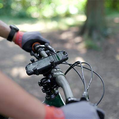 RAM® X-Grip® Phone Mount with RAM® Tough-Strap™ Handlebar Base - RAP-460-UN7U - OC Mounts