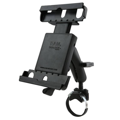 RAM® ATV/UTV Rail Mount for 9"-10.5" Tablets with Heavy Duty Cases - RAM-231Z-2-TABL20U - OC Mounts