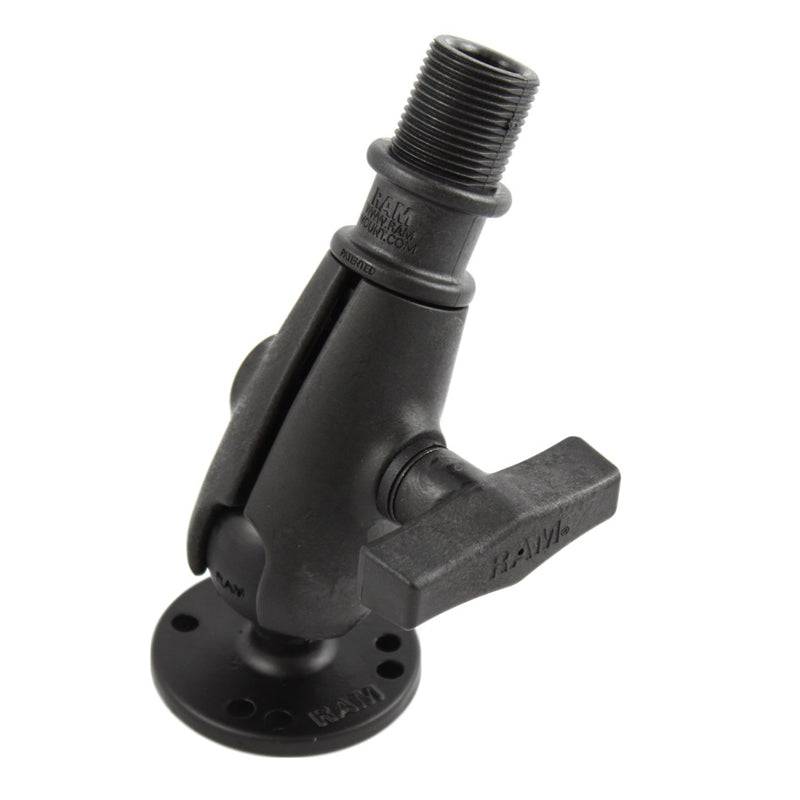 RAM® VHF Antenna Mount with 1"-14 Threaded Post - RAM-112U - OC Mounts