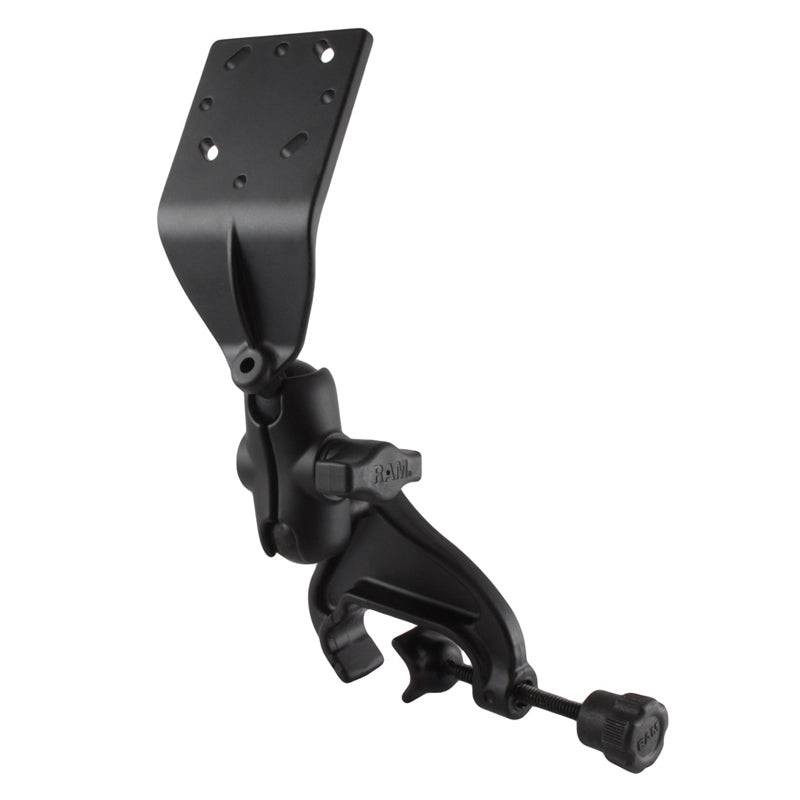 RAM® Double Ball Yoke Clamp Mount with Angled Extension Plate - RAM-B-125U-A - OC Mounts