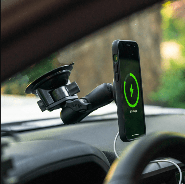 RAM® Twist-Lock™ Suction Cup Mount for Apple MagSafe - RAM-B-166-AP-MAGU - OC Mounts