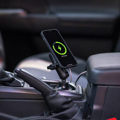 RAM® Stubby™ Cup Holder Mount for Apple MagSafe - RAP-B-299-4-AP-MAGU - OC Mounts