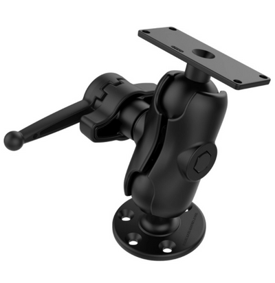 RAM® Drill-Down Ball Mount for Humminbird Helix 8-15, Solix & Apex - RAM-D-202-25-C-202-KNOB9HU - OC Mounts