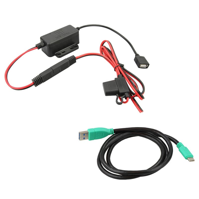 GDS® Modular 30-64V Hardwire Charger with Type-C Cable - RAM-GDS-CHARGE-USBC-V8BU - OC Mounts