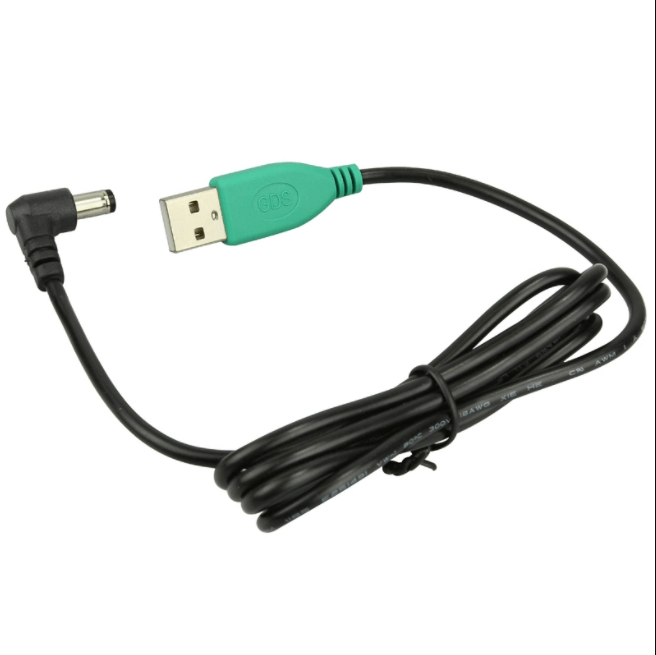 GDS® Genuine USB Type A with 90-Degree DC Cable - RAM-GDS-CAB-USBA-DC90-1U - OC Mounts