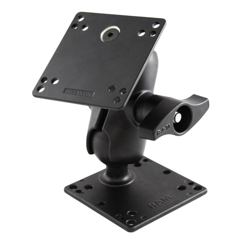 RAM® Double Ball Mount with Two Steel Reinforced 100x100mm VESA Plates - RAM-D-101U-C-RAY1 - OC Mounts