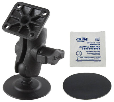 RAM® Flex Adhesive Double Ball Mount with AMPS Plate - RAP-B-378-A-347U - OC Mounts