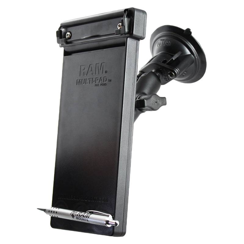 RAM® Multi-Pad™ Mount with RAM® Twist-Lock™ Suction Cup Base - RAM-B-166-MP1U - OC Mounts
