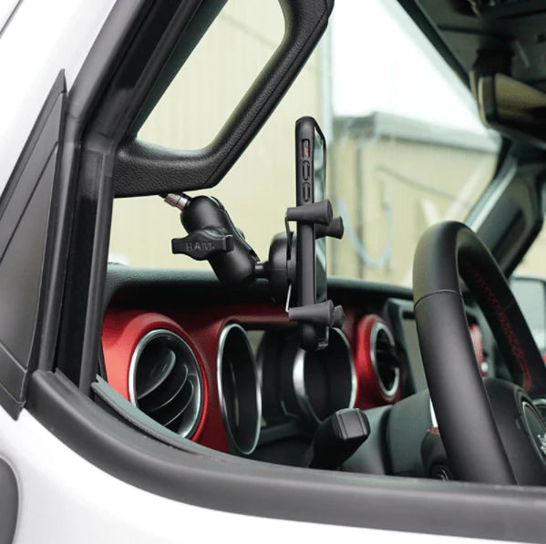 RAM® Ball Adapter Base for Grab Handles & Handlebar Clamps - RAM-B-367BU