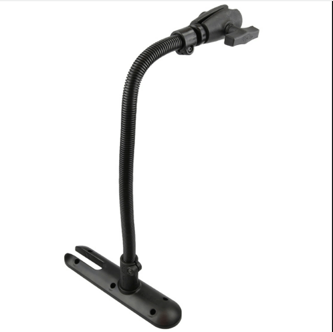 RAM® Transducer Mount with 18" Rod and Socket Arm for Lowrance TotalScan - RAM-316-18-TRA4U-NB - OC Mounts