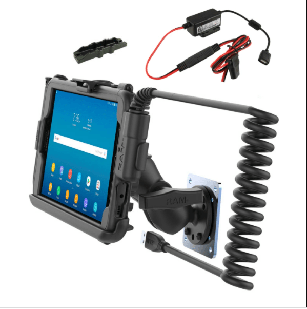 RAM® Tough-Case™ Bundle for Samsung Tab Active3 and Tab Active2 - RAM-101B-TC-SAM29-V7B1U - OC Mounts