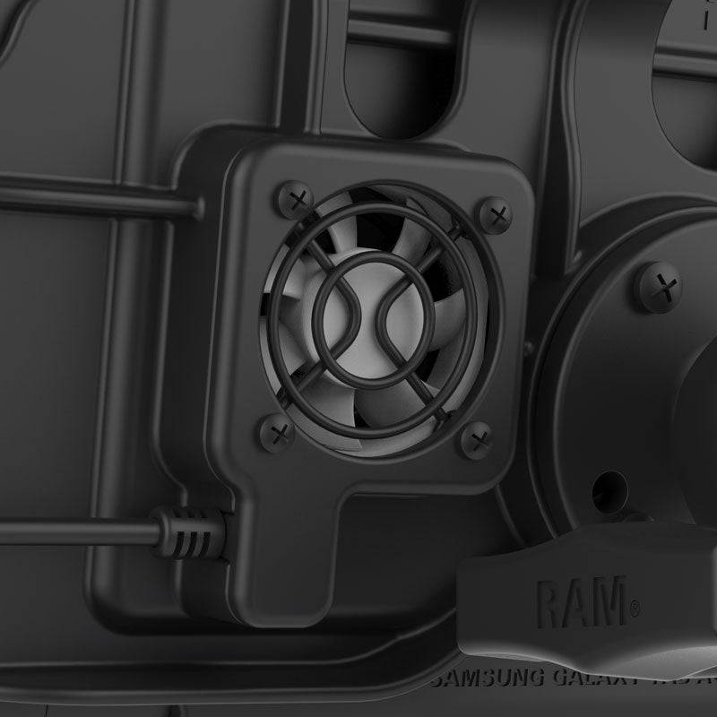 RAM® Tough-Case™ with Fan Bundle for Samsung Tab Active3 and Tab Active2 - RAM-101B-TC-SAM29F-V7B1U - OC Mounts