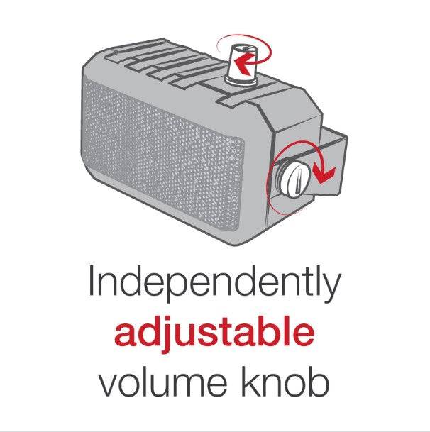 GDS® Audio™ Amplified Speaker with PTT Breakout Feature - RAM-SPEAK-A02 - OC Mounts