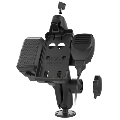 RAM® Double Ball Mount for Sonim XP8 with Speaker & Hardwire Bundle - RAM-138-S-SNM2PL-V7B1U - OC Mounts