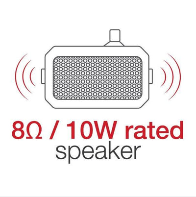 GDS® Audio™ Amplified Speaker with PTT Breakout Feature - RAM-SPEAK-A02 - OC Mounts