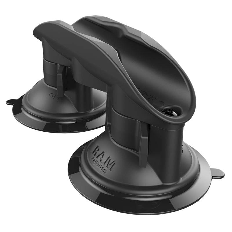RAM® Tough-Clip™ Paddle Cradle with Double RAM® Twist-Lock™ Suction Cup - RAP-430-224U - OC Mounts