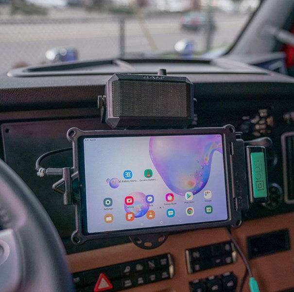 GDS® Audio™ Amplified Speaker with PTT Breakout Feature - RAM-SPEAK-A02 - OC Mounts