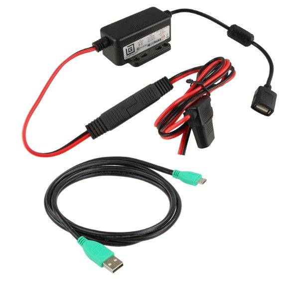 GDS® Modular 10-30V Hardwire Charger with mUSB Cable - RAM-GDS-CHARGE-MUSB-V7B1U - OC Mounts