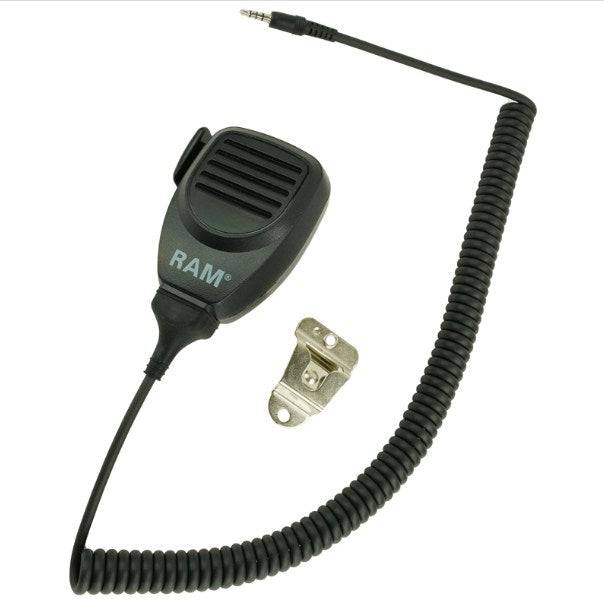 RAM® Microphone with Steel Mounting Clip - RAM-MIC-A01 - OC Mounts