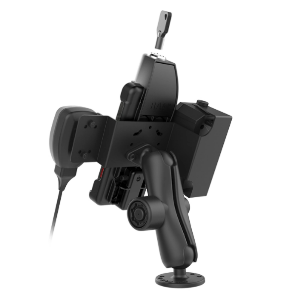 RAM® Double Ball Mount for Sonim XP8 with Speaker & Hardwire Bundle - RAM-138-S-SNM2PL-V7B1U - OC Mounts