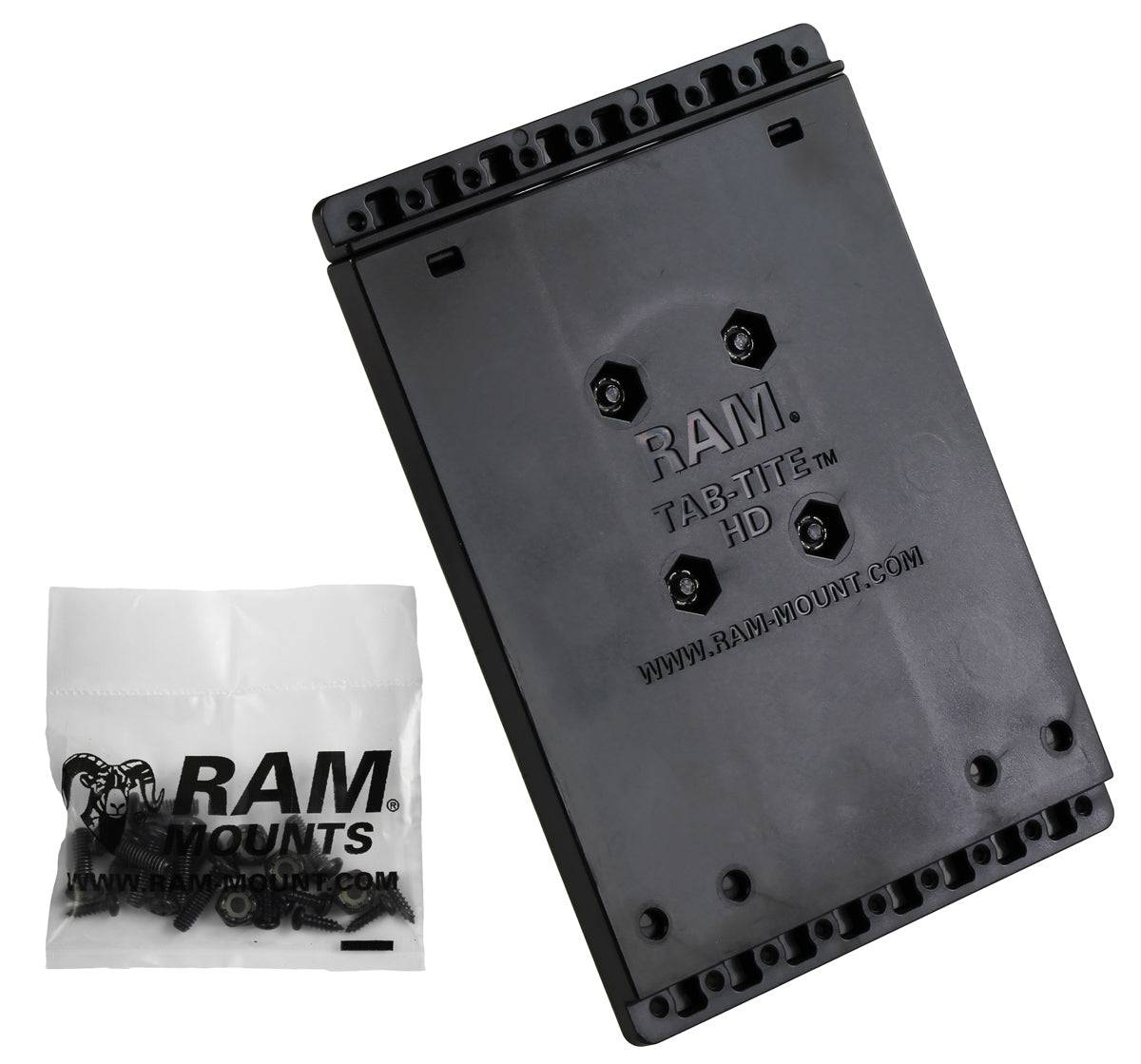 RAM® Tab-Tite™ Backplate with Ball Base & Hardware - RAM-HOL-AC-202U - OC Mounts