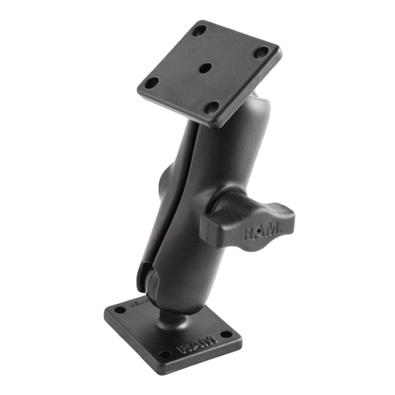 RAM® Drill-Down Double Ball Mount with Rectangle AMPS Plates - RAM-B-141U - OC Mounts