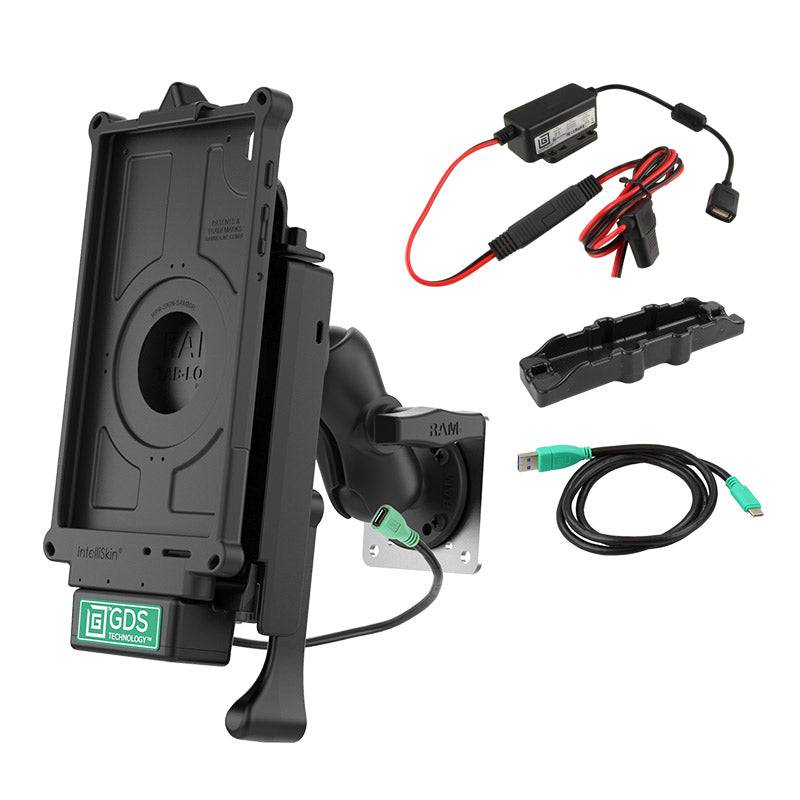 GDS® Locking Vehicle Dock Bundle for Samsung Tab A7 Lite 8.7” - RAM-GDS-101LB-OMT2-SAM80-V7B1U - OC Mounts