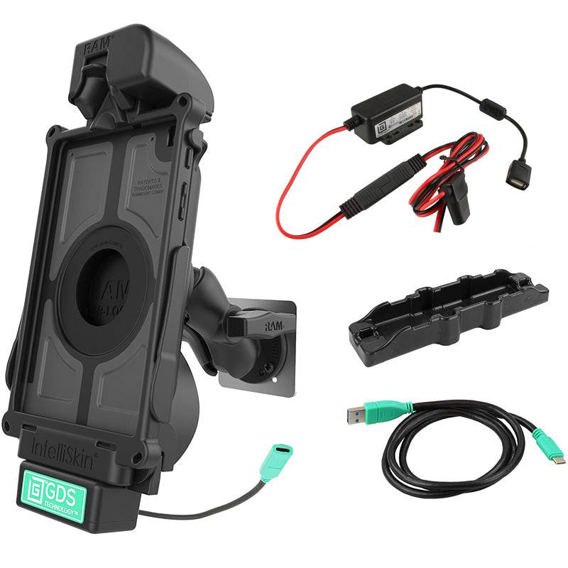 GDS® Tough-Dock™ USB Type-C Vehicle Bundle for Samsung Tab A 8.4 - RAM-GDS-101B-SAM67C-V7B1U - OC Mounts