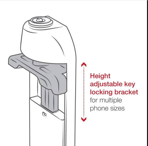 GDS® Locking Vehicle Phone Dock with mUSB for IntelliSkin® - RAM-GDS-DOCKL-V3U - OC Mounts