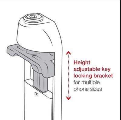 GDS® Locking Vehicle Phone Dock with mUSB for IntelliSkin® - RAM-GDS-DOCKL-V3U - OC Mounts